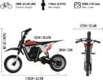 EVERCROSS EV12M PRO 300W Electric Ride-On Motorcycle for Kids – Off-Road Mini Dirt Bike - Image 3