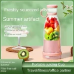 Portable USB Rechargeable Juicer Cup 420ml – Electric Blender Smoothie Maker - Image 4