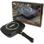 NGT DOUBLE GRILL PAN NON STICK CONNECT PAN CARP FISHING COOKING CAMPING TACKLE - Image 2