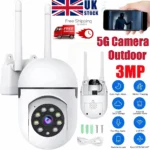 3MP 5G Wireless Outdoor CCTV Camera WiFi PTZ Security Camera Night Vision 2-Way Audio