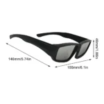 Solar Eclipse Glasses 1-5 Pack – Black Sun Viewing Shades for Safe Eclipse Observation UK - Image 3
