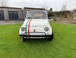 1971 Fiat 500L Classic Car in Ivory White with Italian Stripes - Image 4