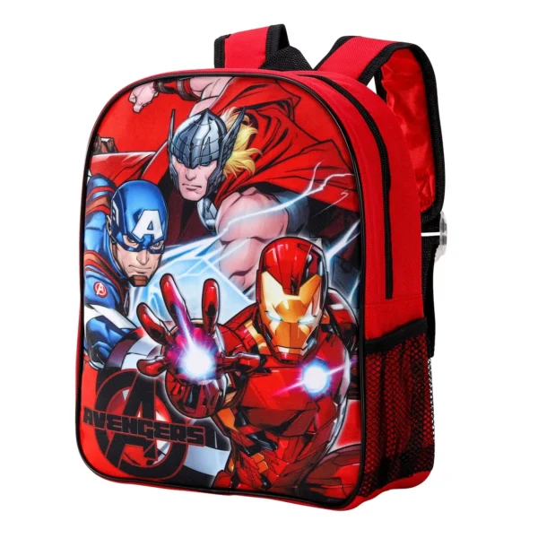 Avengers Kids Childrens Backpack School Rucksack Travel Bag Boys Girls with side