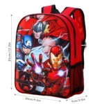 Avengers Kids Childrens Backpack School Rucksack Travel Bag Boys Girls with side - Image 4