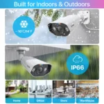 ZOSI 5MP PoE CCTV Security Camera System 4K NVR Kit Night Vision 2-Way Audio - Image 5