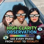 1 to 5 Pack Solar Eclipse Glasses – ISO 12312-2 Certified Safe Viewing Shades UK 2026 - Image 3
