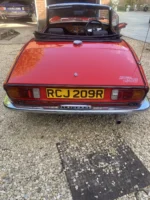 Triumph Spitfire Classic British Convertible Sports Car Red Vintage Roadster - Image 2