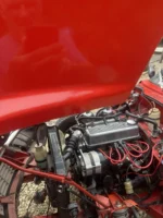 Triumph Spitfire Classic British Convertible Sports Car Red Vintage Roadster - Image 6
