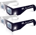 Soluna Solar Eclipse Glasses 2 Pack – CE & ISO Certified Made in USA Viewing Glasses