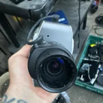 WOFEX Progressive Scan CCD Box CCTV Camera Wired Silver Black
