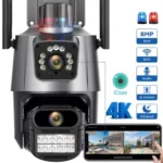 8MP 4K Wireless WiFi PTZ CCTV Camera Outdoor IP66 Security Camera - Image 2